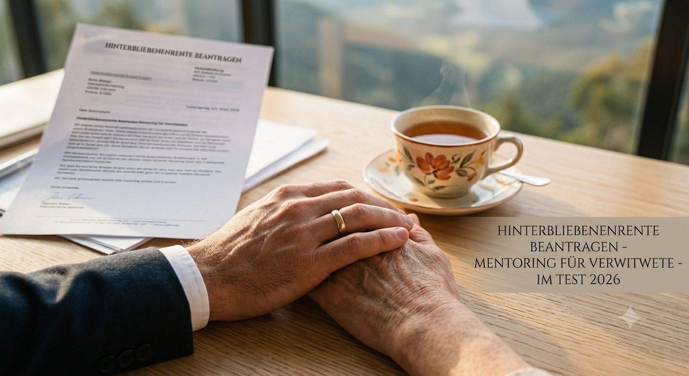 Hinterbliebenenrente beantragen: Mentoring für Verwitwete im Test 2026