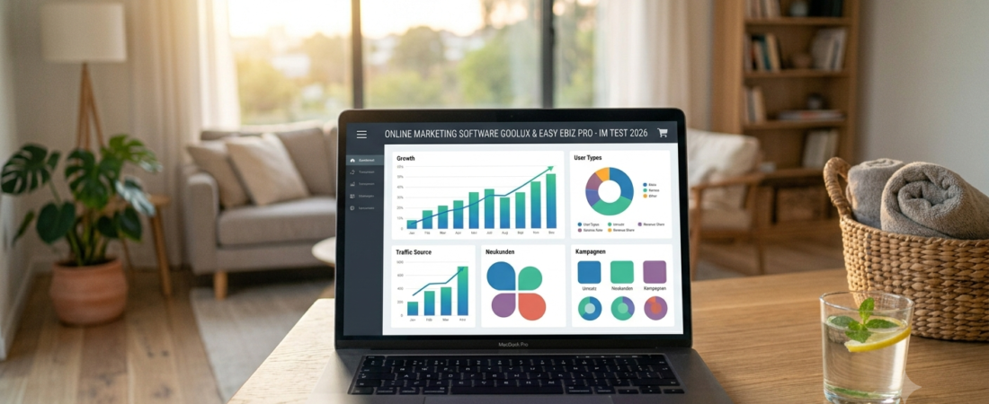 Online Marketing Software im Vergleich: Goolux & Easy Ebiz Pro im Test 2026