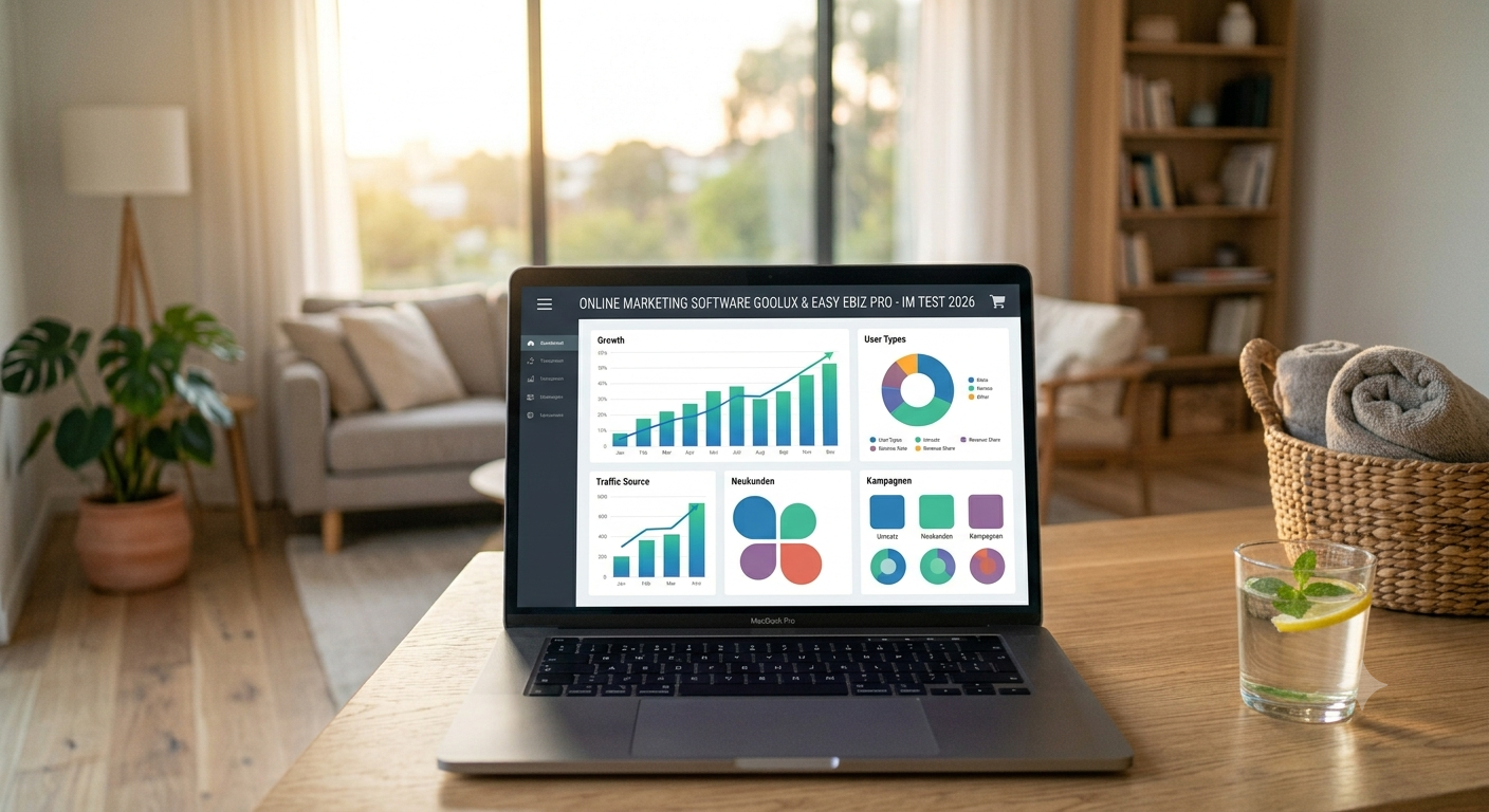 Online Marketing Software im Vergleich: Goolux & Easy Ebiz Pro im Test 2026